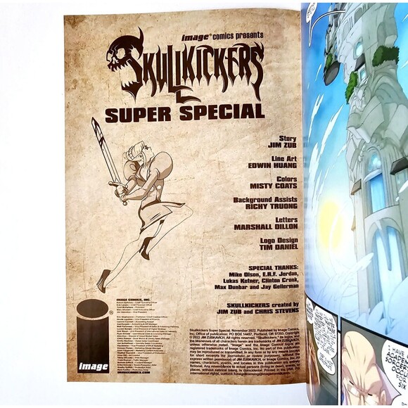 SKULLKICKERS SUPER SPECIAL #1 ONE SHOT FINAL FANTASY NES VIDEO GAME HOMAGE 2022 - Picture 3 of 7